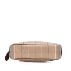 Vintage Check Canvas Clutch