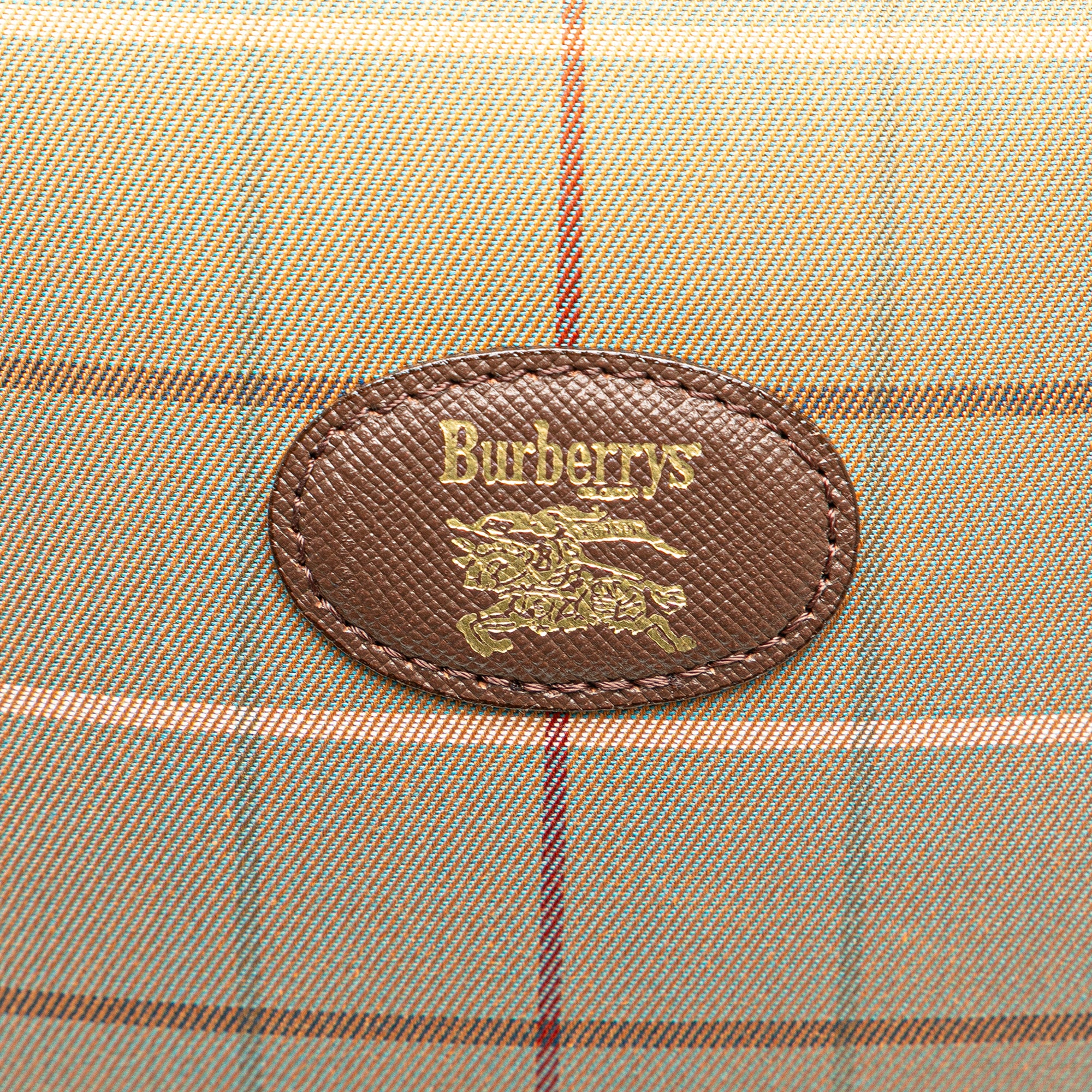 Vintage Check Canvas Clutch