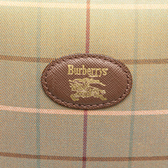 Vintage Check Canvas Clutch