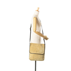 Anagram Suede Crossbody