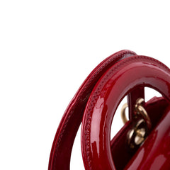 Mini Patent Cannage Lady Dior