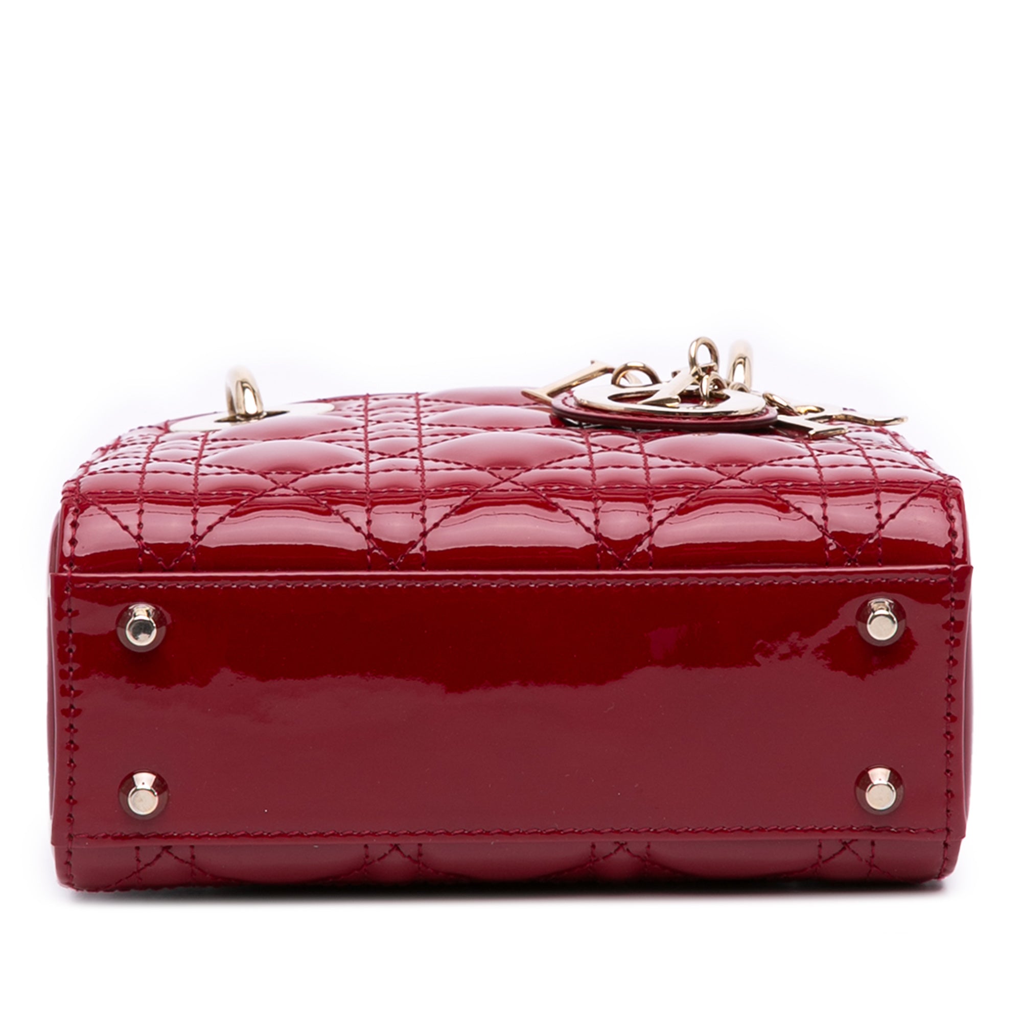 Mini Patent Cannage Lady Dior