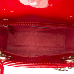 Mini Patent Cannage Lady Dior