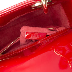 Mini Patent Cannage Lady Dior