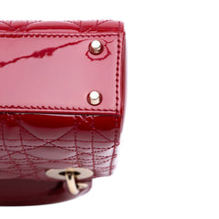 Mini Patent Cannage Lady Dior