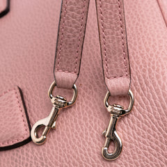 Mini Leather GG Charm Dome Satchel