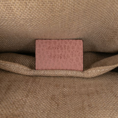 Mini Leather GG Charm Dome Satchel