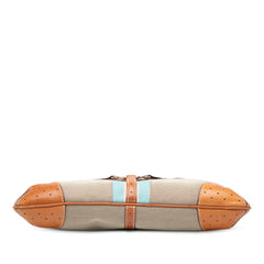 Canvas Web Reins Shoulder Bag