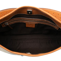 Canvas Web Reins Shoulder Bag