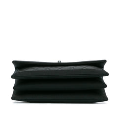 Medium Quilted Lambskin Grosgrain Flap