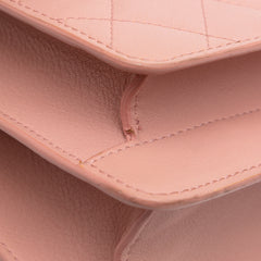 Large Quilted Goatskin CC Box Flap