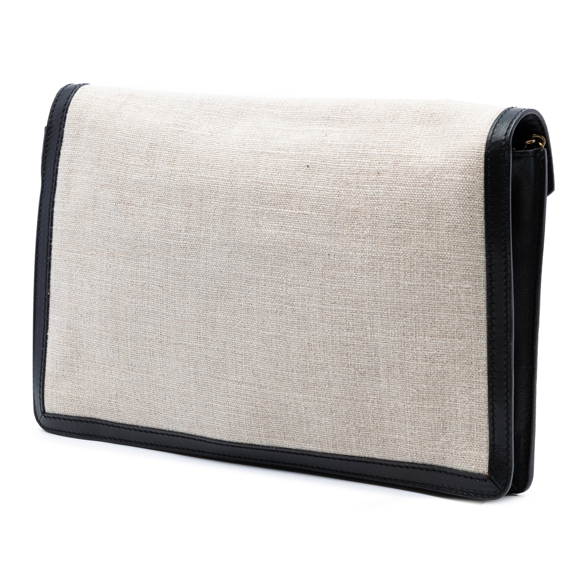 Canvas and Calfskin Crossbody