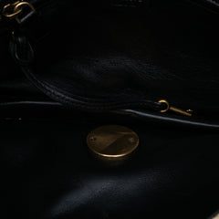 Canvas and Calfskin Crossbody