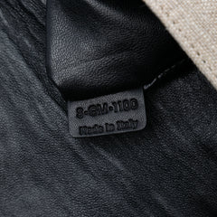 Canvas and Calfskin Crossbody