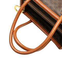 Macadam Coated Canvas Handbag