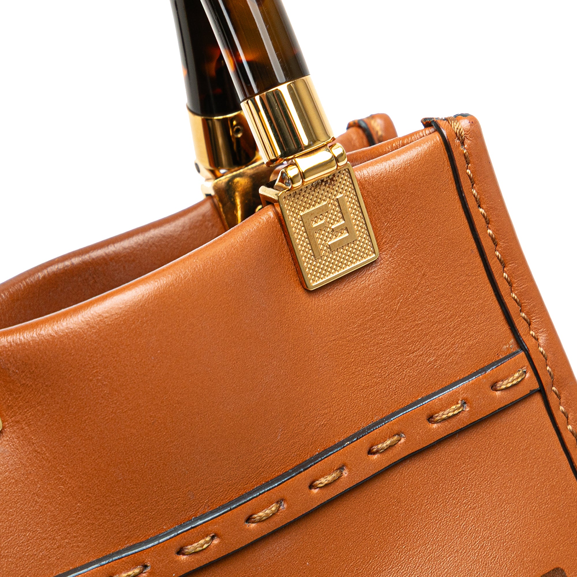 Mini Leather Sunshine Shopper Tote