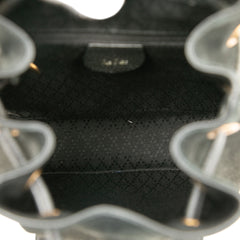 Suede Bamboo Drawstring Backpack