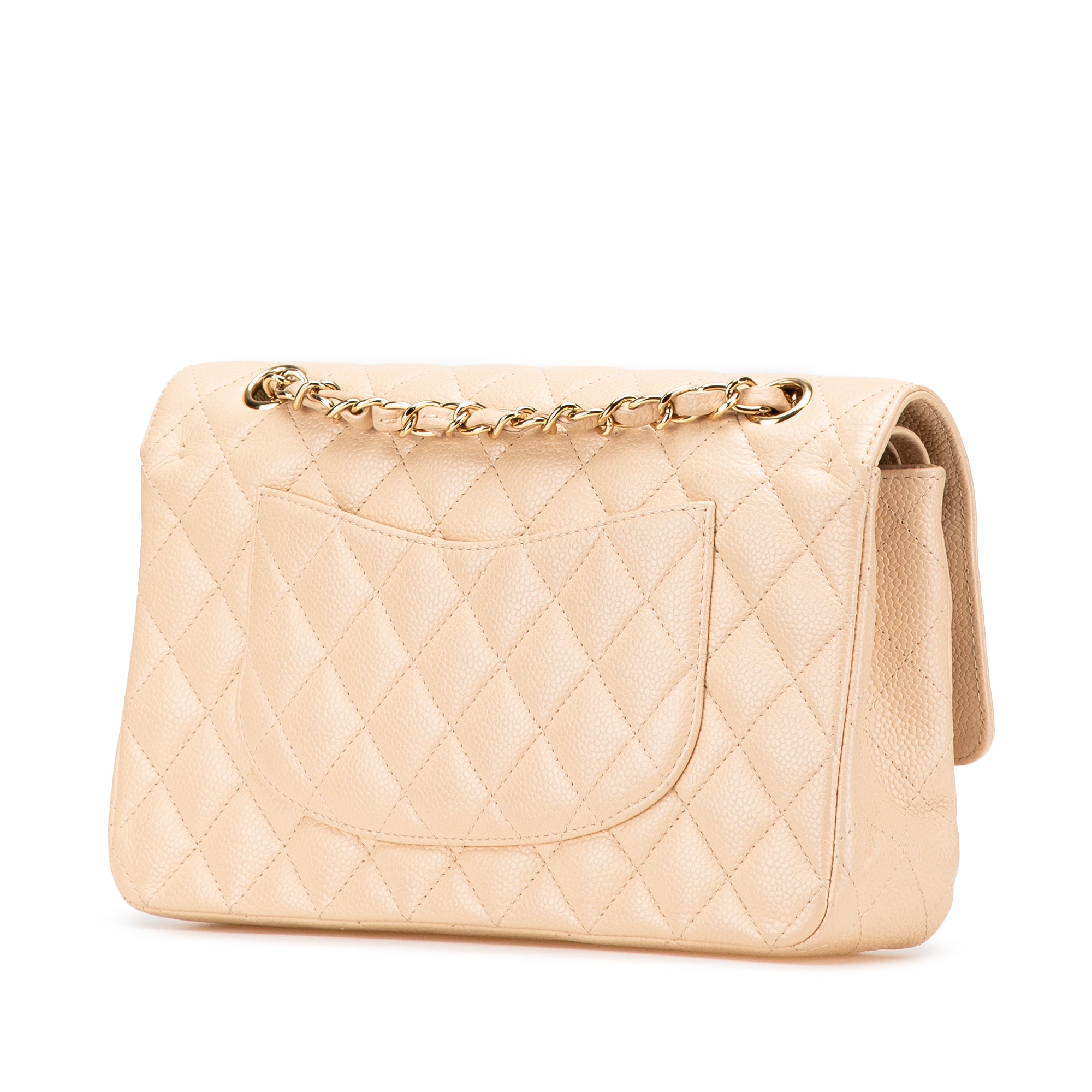 Medium Classic Caviar Double Flap
