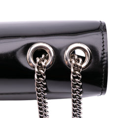 Medium Patent Dollar Interlocking G Crossbody