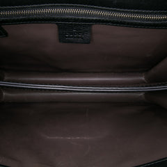 Medium Patent Dollar Interlocking G Crossbody