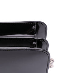 Medium Patent Dollar Interlocking G Crossbody