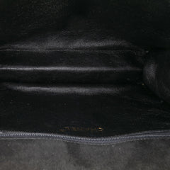 Quilted Suede Tassel Flap