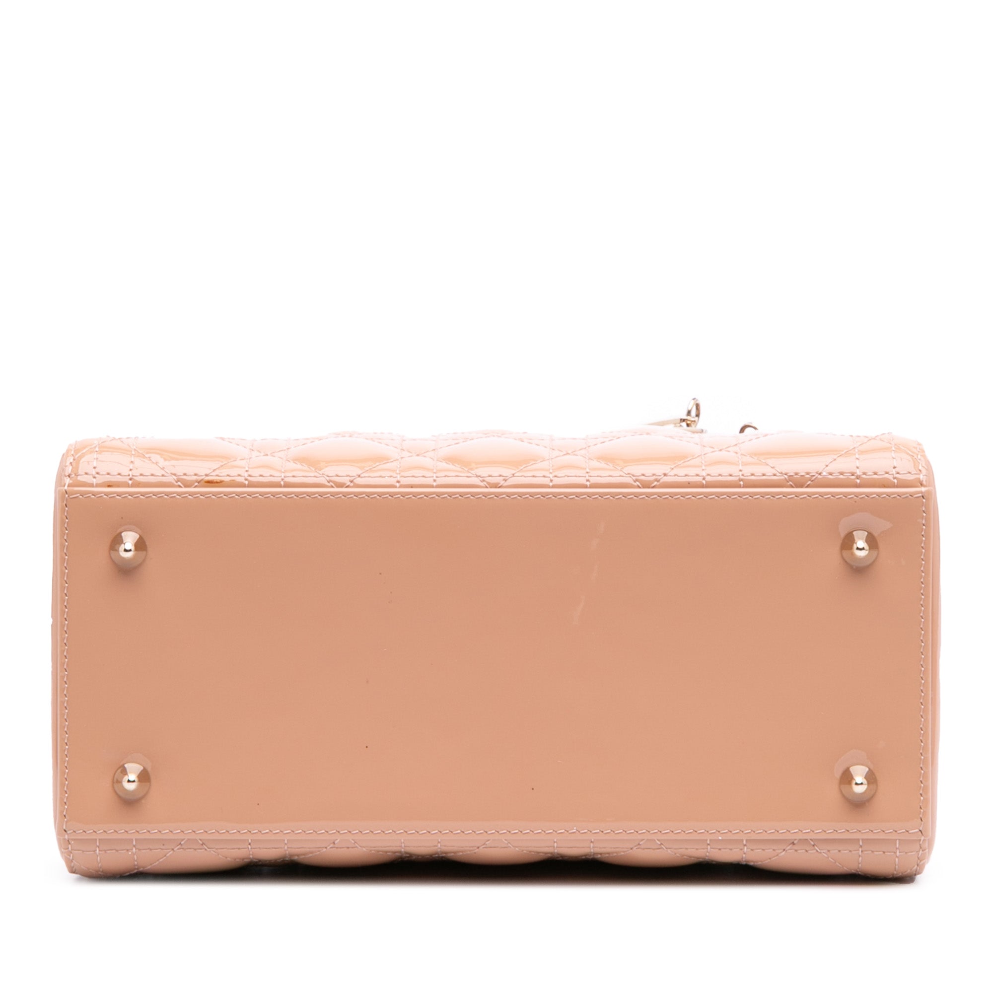 Medium Patent Cannage Lady Dior