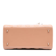 Medium Patent Cannage Lady Dior