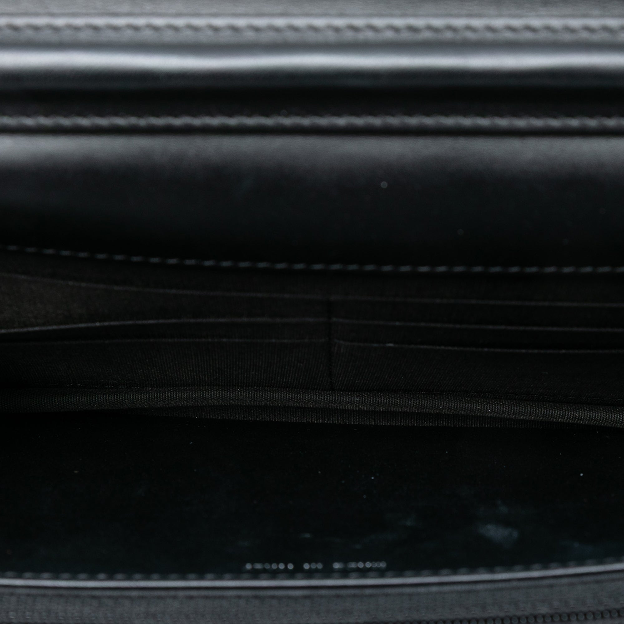 Quilted Patent Boy Wallet on Chain