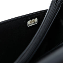 Quilted Patent Boy Wallet on Chain