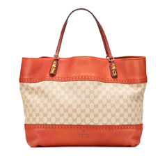 Large GG Canvas Laidback Crafty Tote