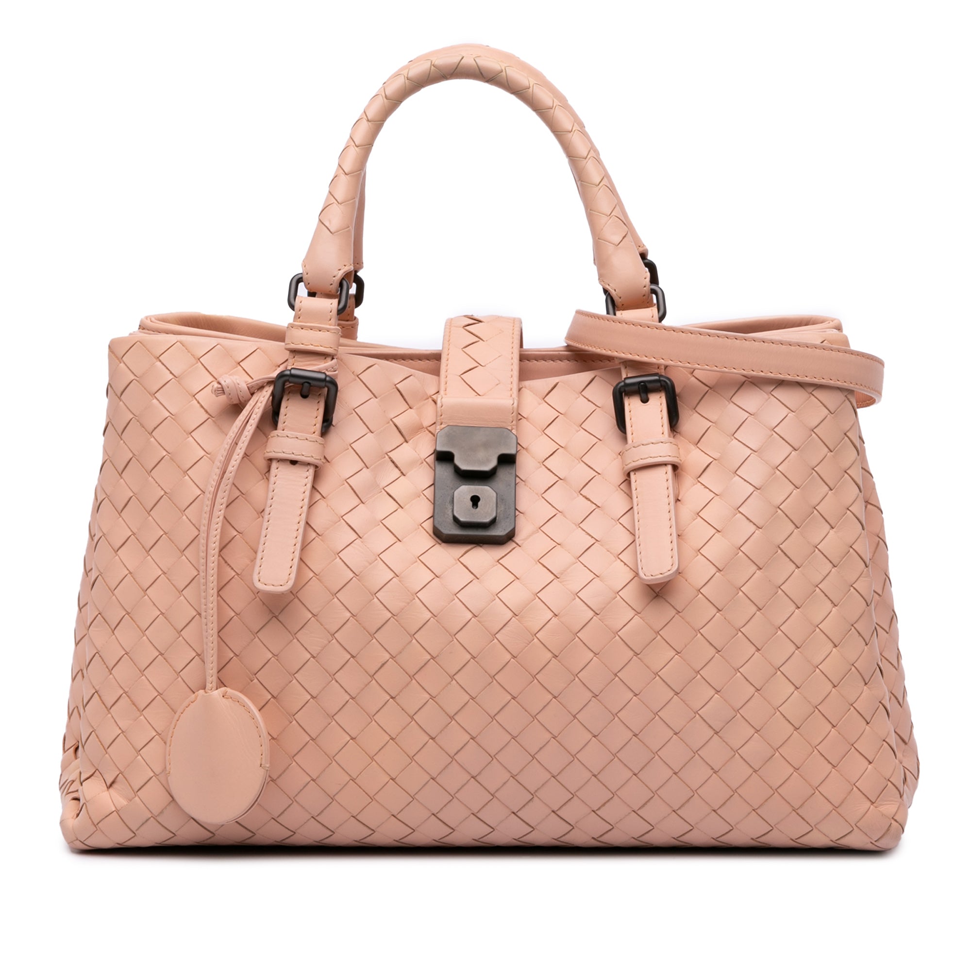 Small Nappa Intrecciato Roma Satchel