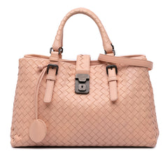 Small Nappa Intrecciato Roma Satchel