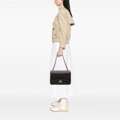 Maxi Classic Lambskin Double Flap