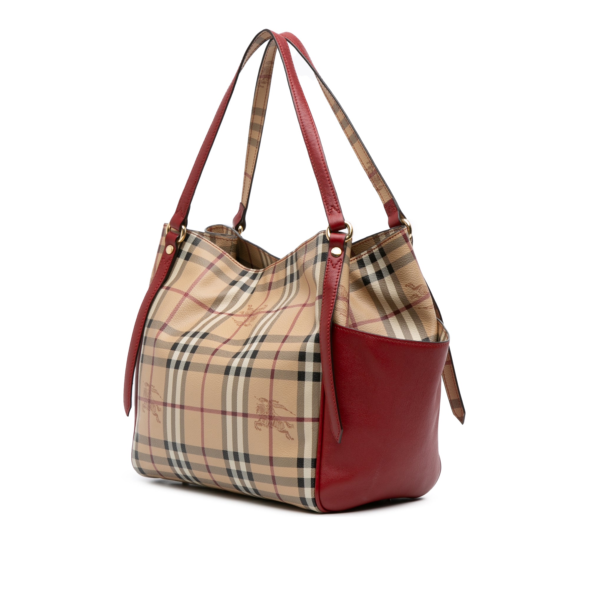 Small Haymarket Check Coated Canvas Canterbury Tote