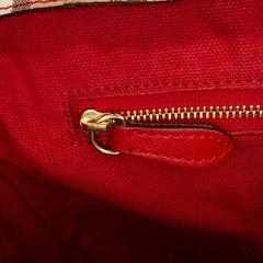 Small Haymarket Check Coated Canvas Canterbury Tote