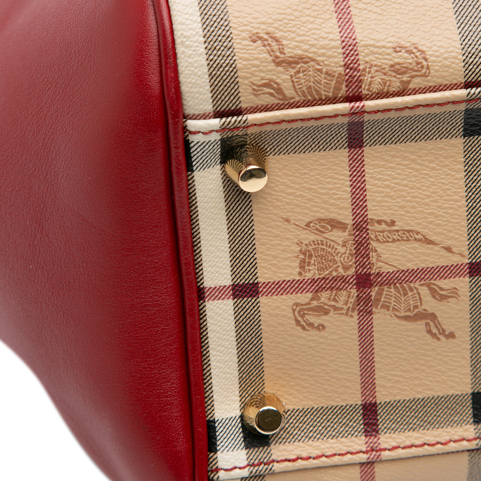 Small Haymarket Check Coated Canvas Canterbury Tote