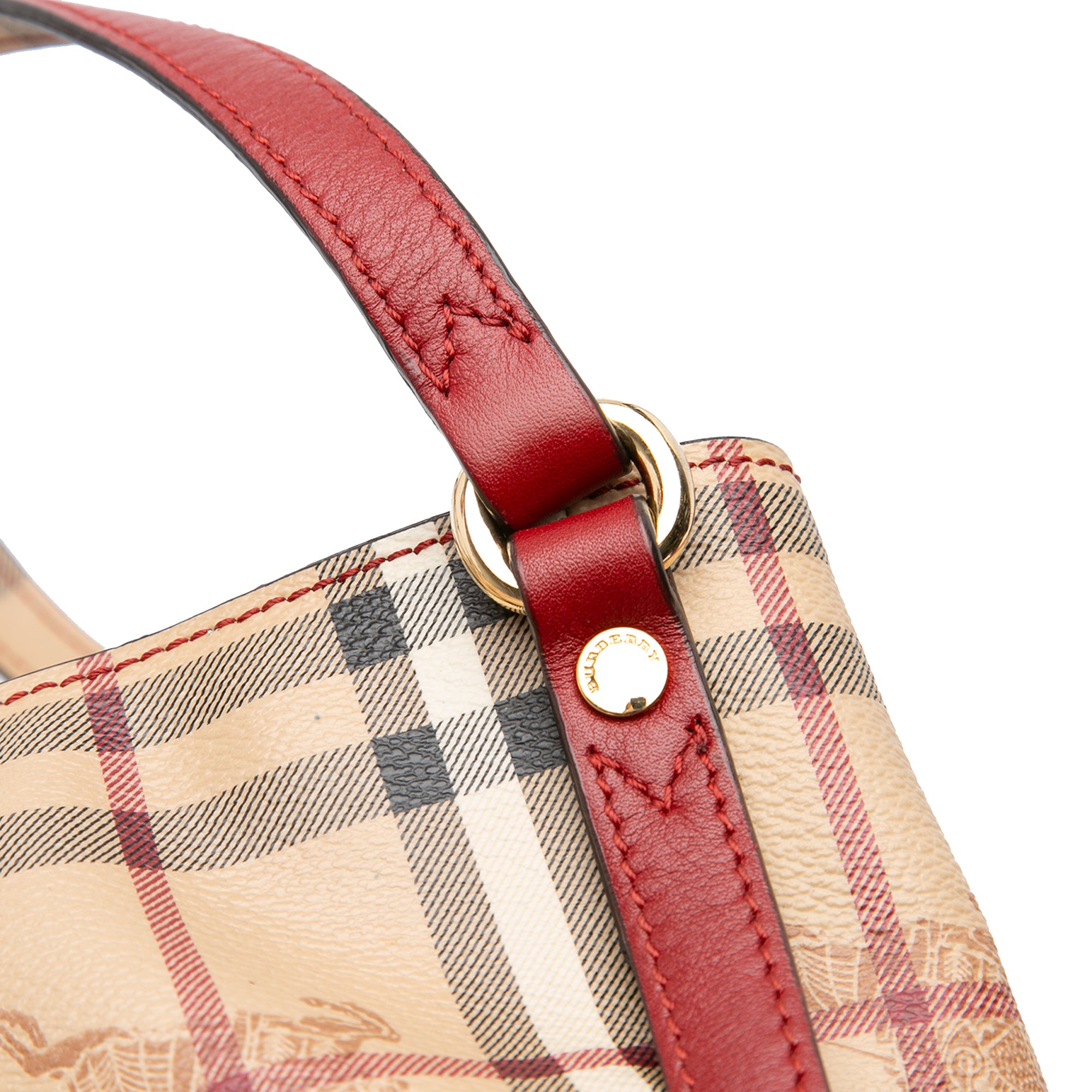 Small Haymarket Check Coated Canvas Canterbury Tote