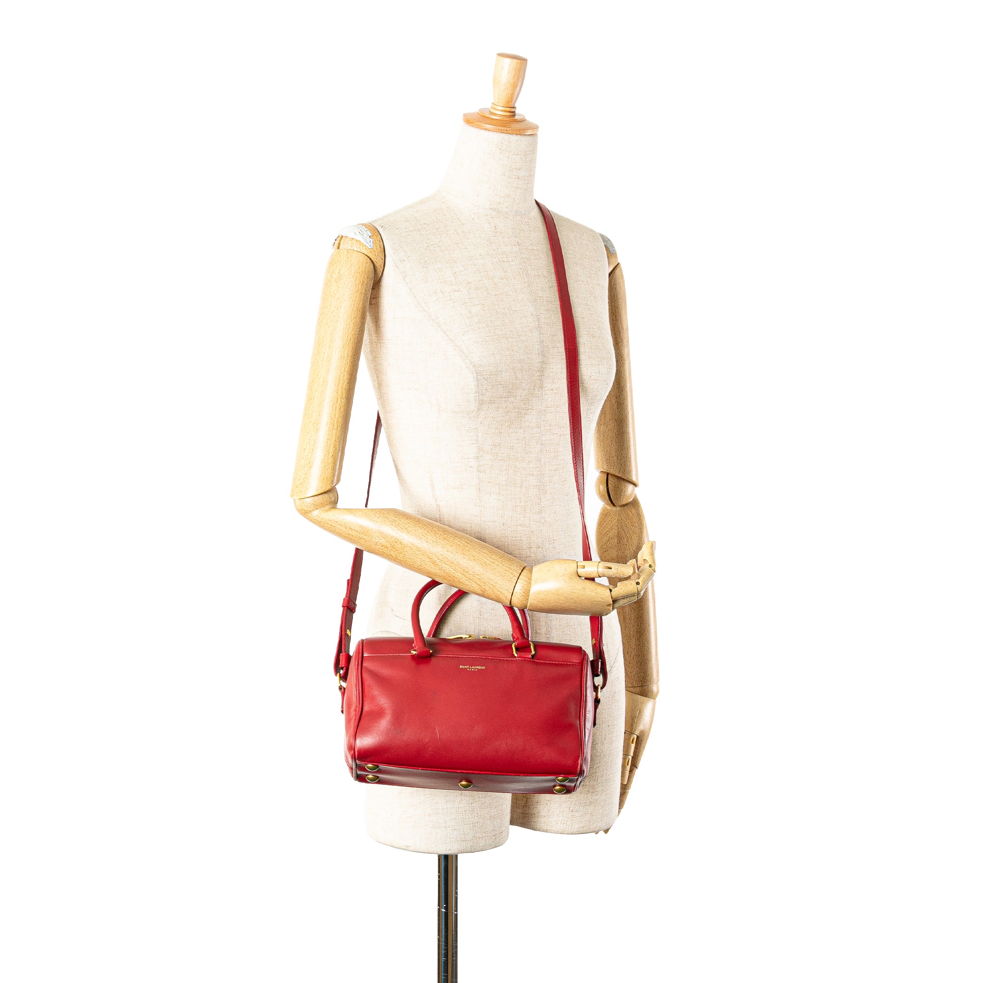 Baby Leather Classic Duffle Satchel