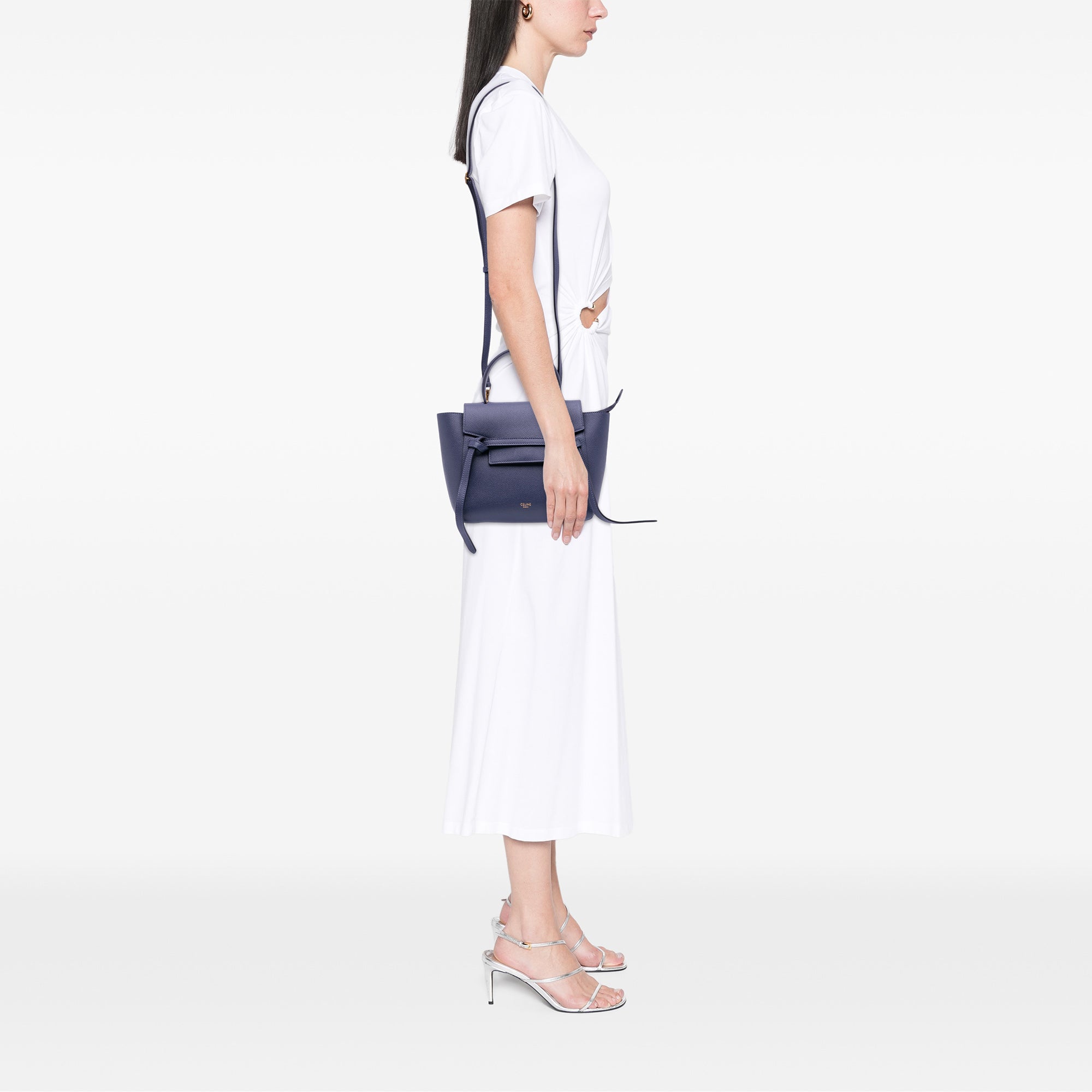 Nano Grained Calfskin Belt Bag