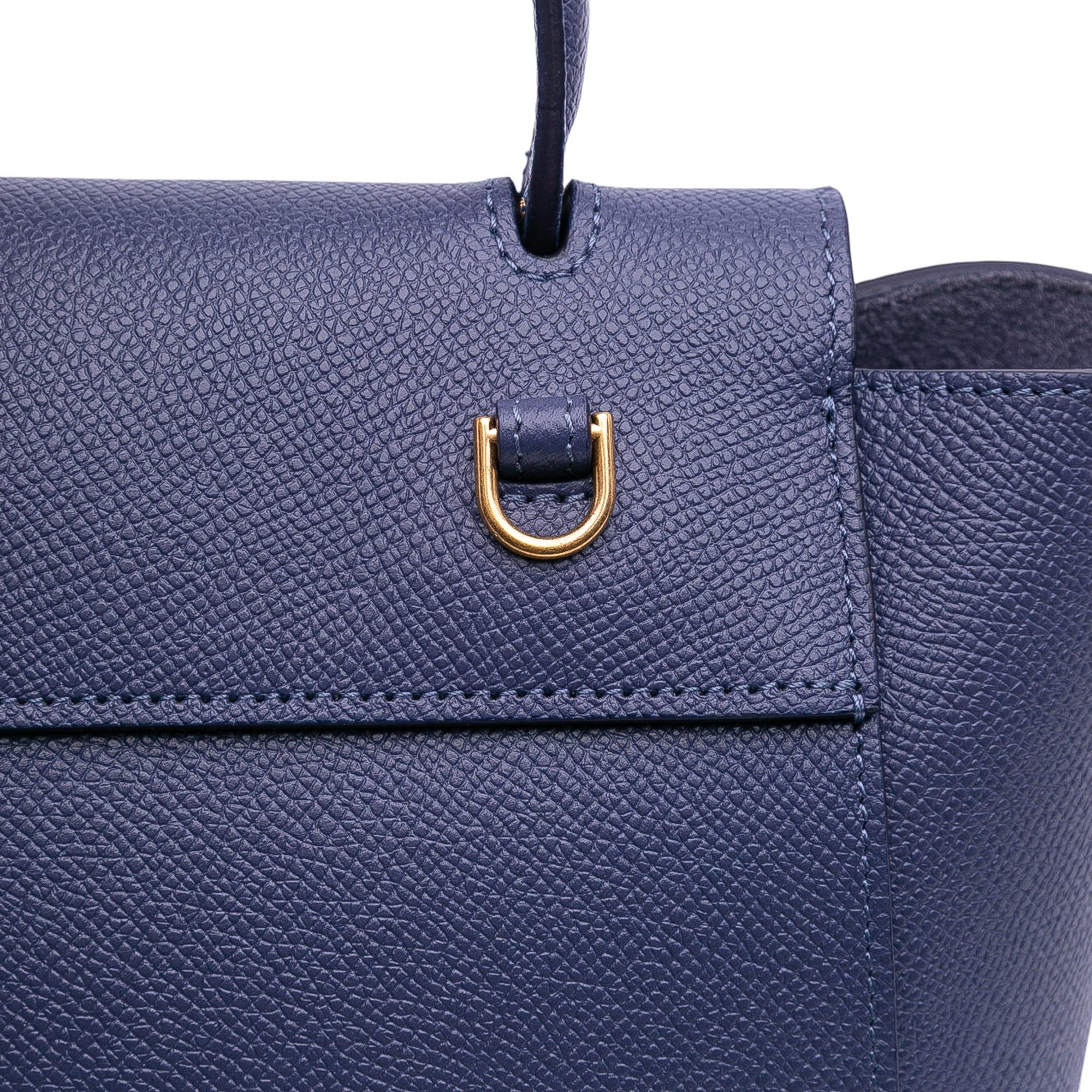 Nano Grained Calfskin Belt Bag