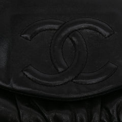 CC Lambskin Half Moon Wallet on Chain