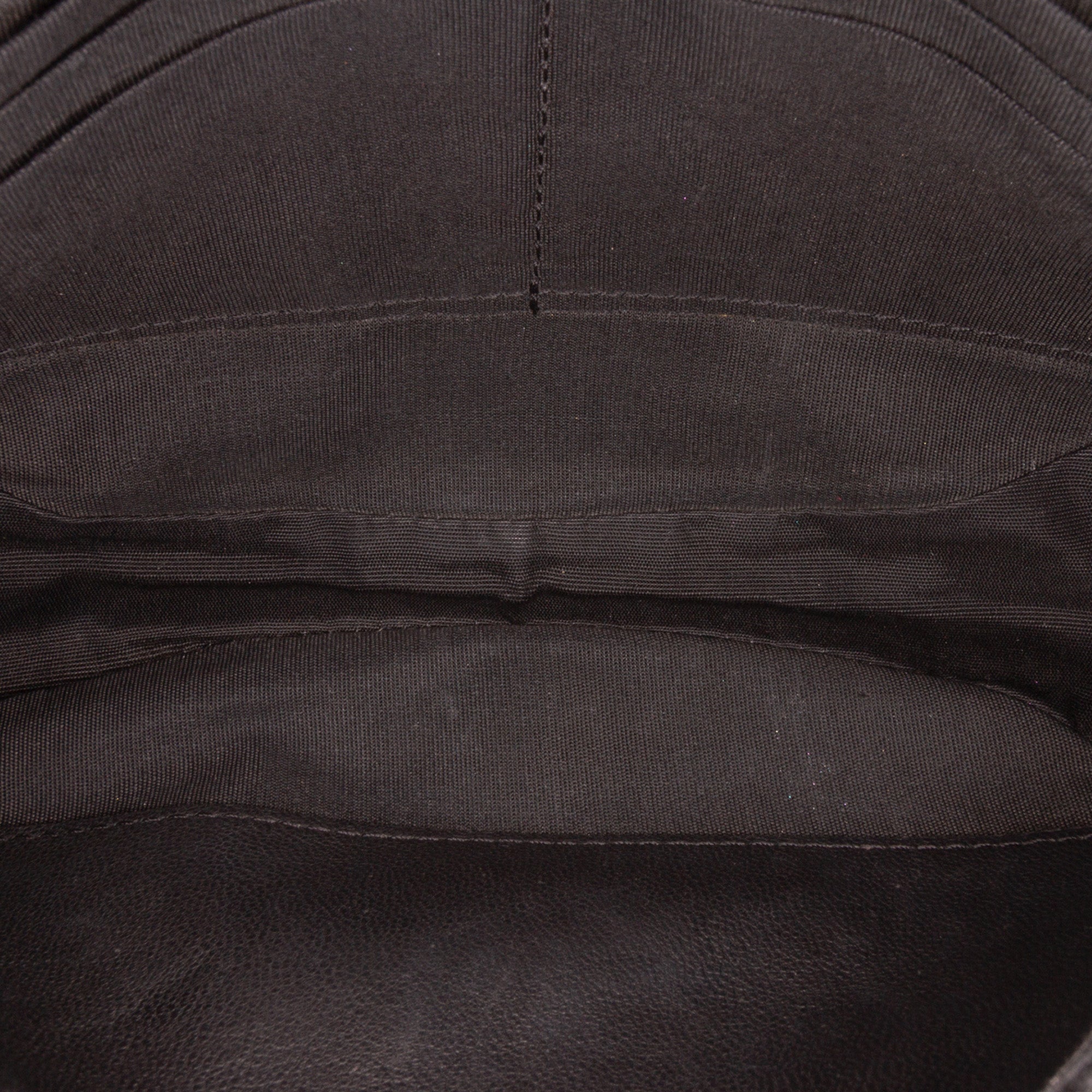 CC Lambskin Half Moon Wallet on Chain