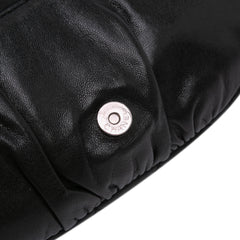 CC Lambskin Half Moon Wallet on Chain
