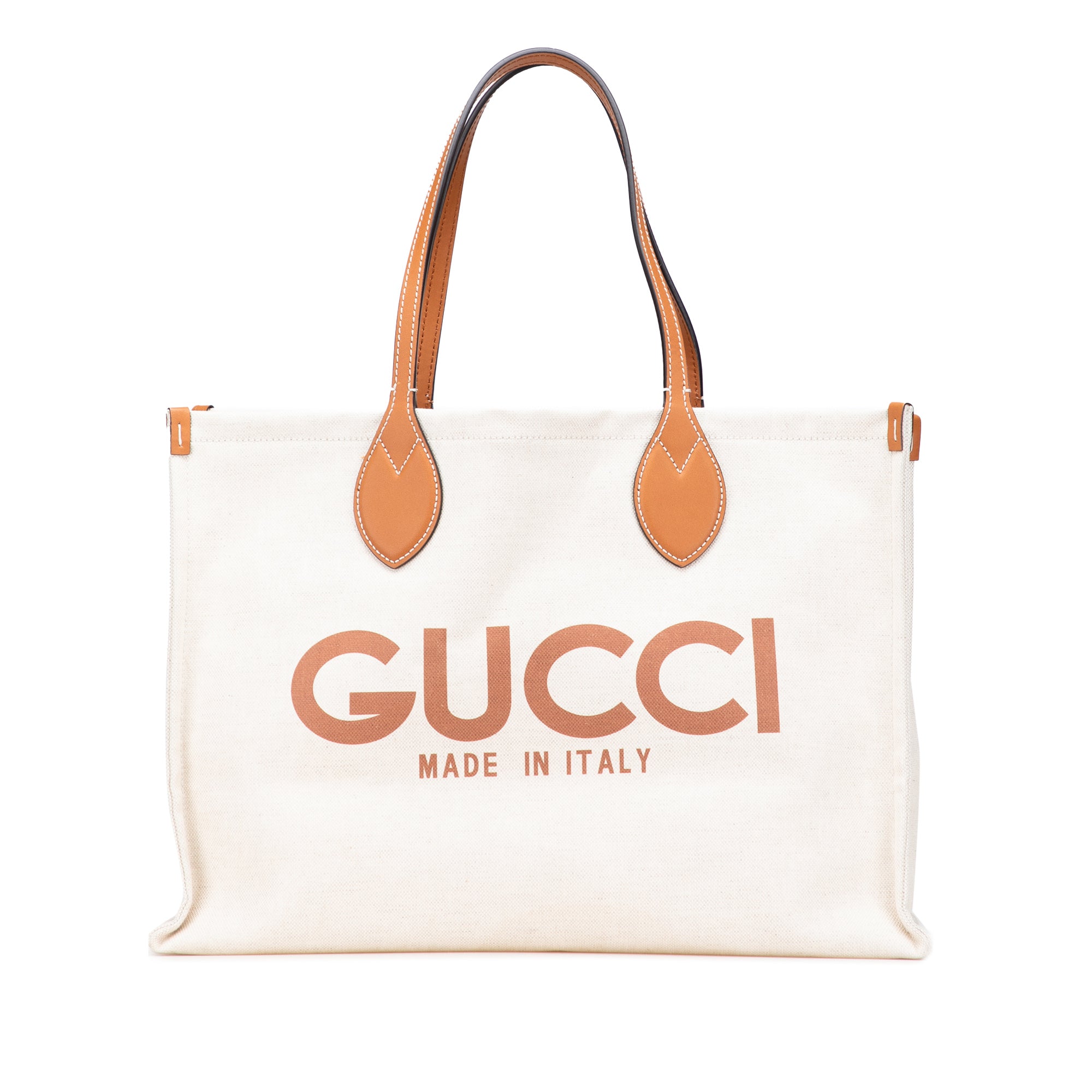 Large Canvas Logo Tote