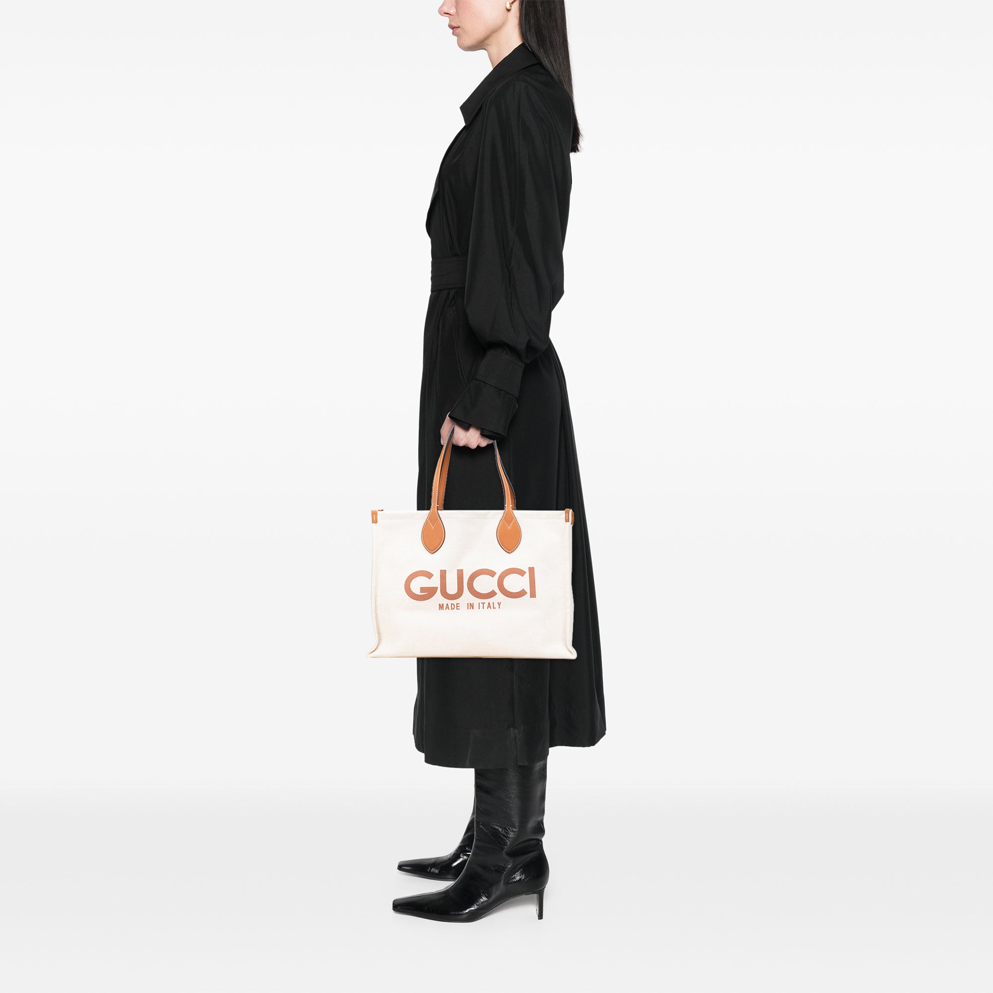 Large Canvas Logo Tote