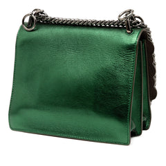 Small Leather Scalloped Kan I Crossbody