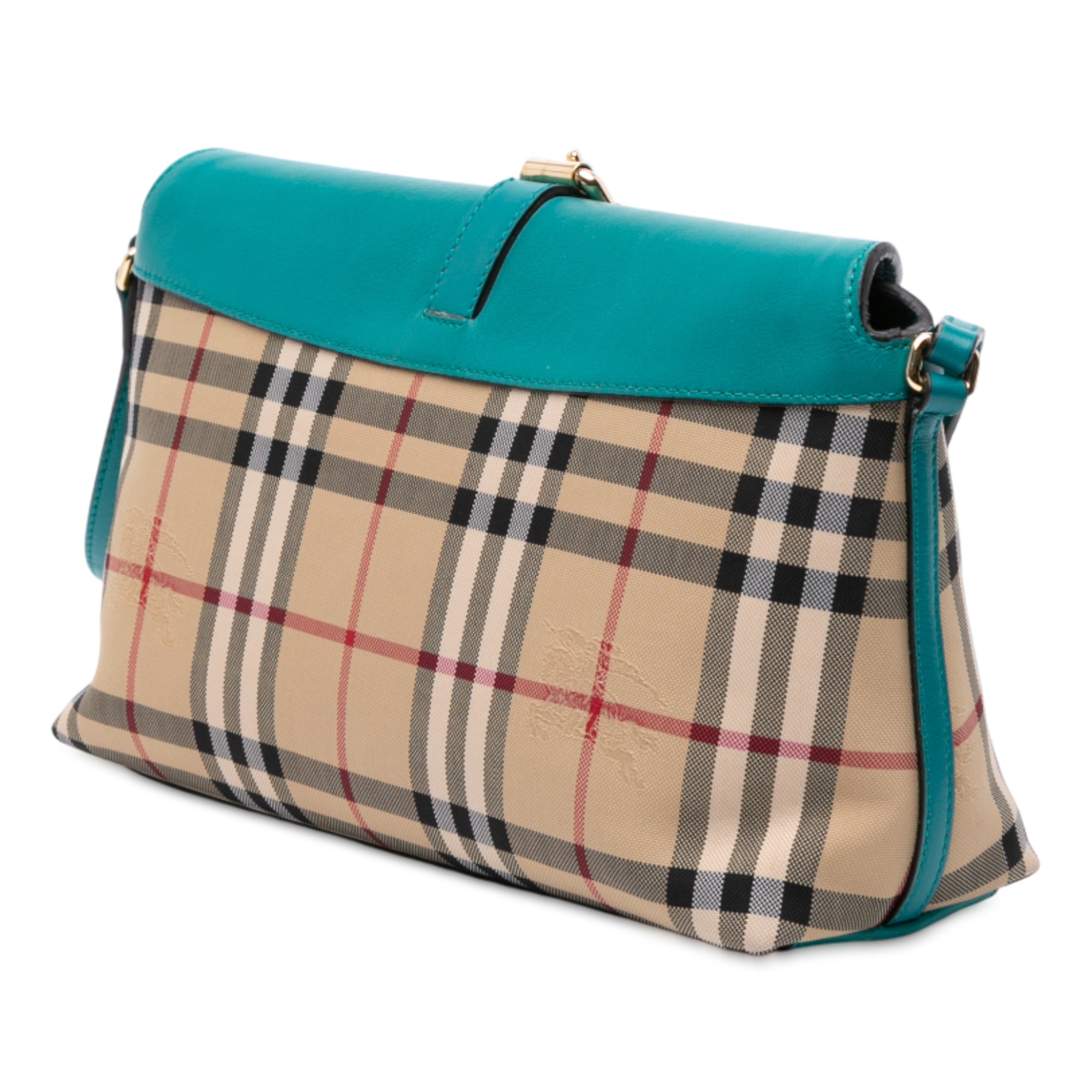 Haymarket Check Coated Canvas Leah Crossbody