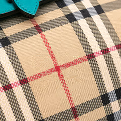 Haymarket Check Coated Canvas Leah Crossbody