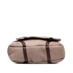 CC Suede and Shearling Messenger Bag